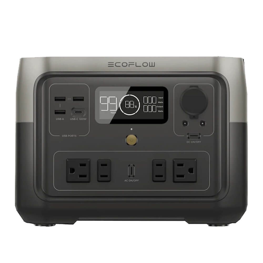 EcoFlow ZMR610-B-JP ポータブル電源RIVER2 MAX(512Wh) ウエダ金物