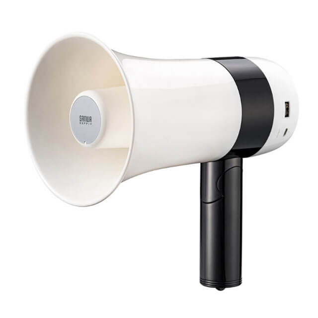 サンワサプライ MM-SPAMP10 ワイヤレスマイク付き スピーカー拡声器