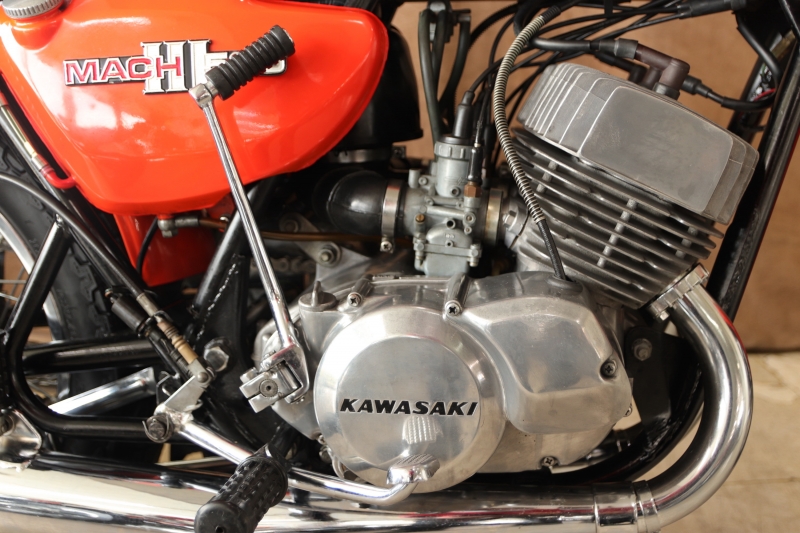 500SS マッハIII H1B オイルタンク カワサキ マッハⅢ 500ss H1B