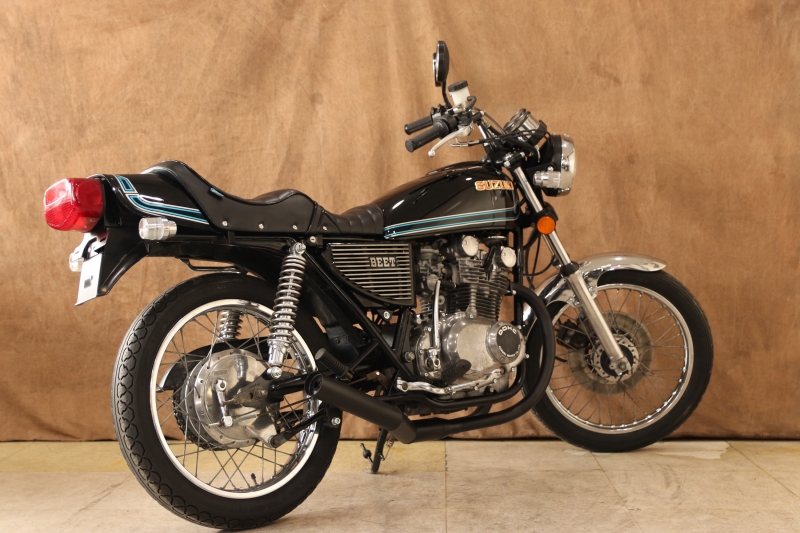 GS400 BLACK E2 スポーク+ショート管仕様｜SOLD OUT｜旧車・絶版バイク