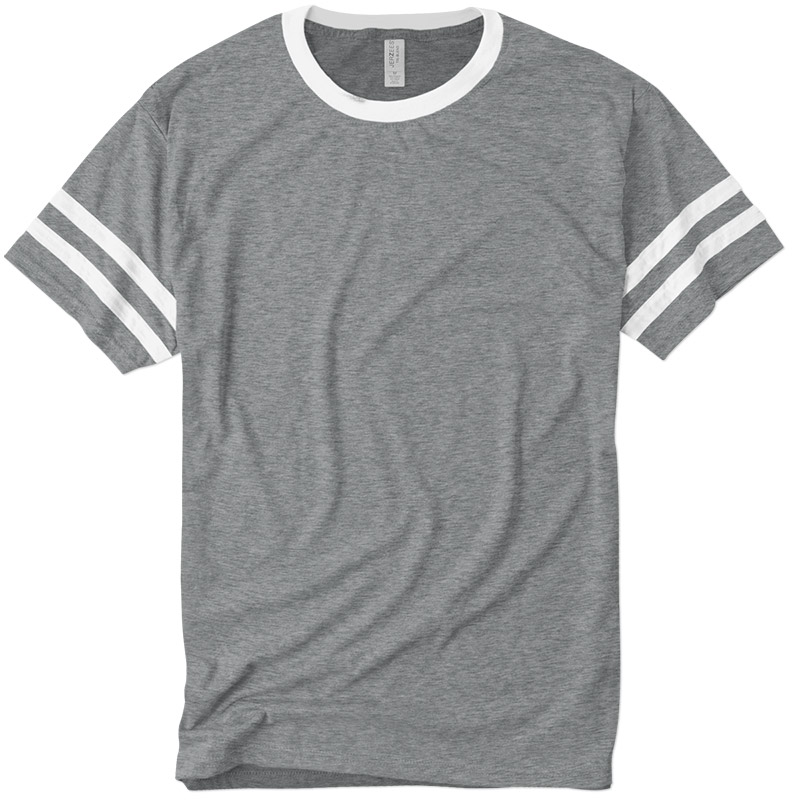 Custom Jerzees Triblend Varsity Ringer Tee - Design Online