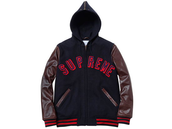 Supreme - Hooded Varsity Jacket - UG.SHAFT