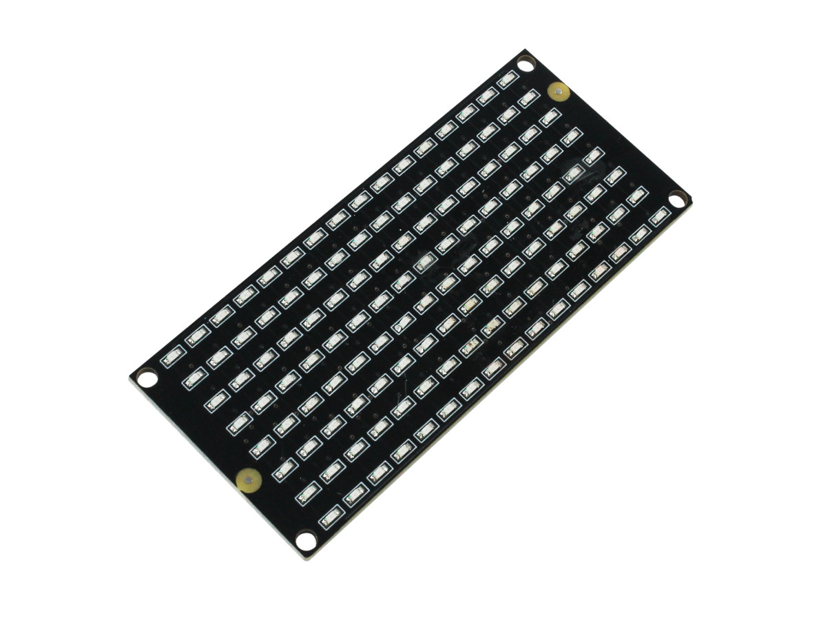 Matriz de LED 8x16 Azul I2C 128 Leds AIP1640 - Usinainfo
