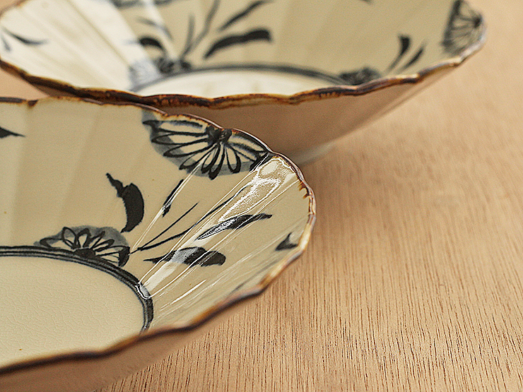 菊花紋6寸鉢／中皿/中鉢｜和食器・種類／和食器通販 おかずのうつわ屋