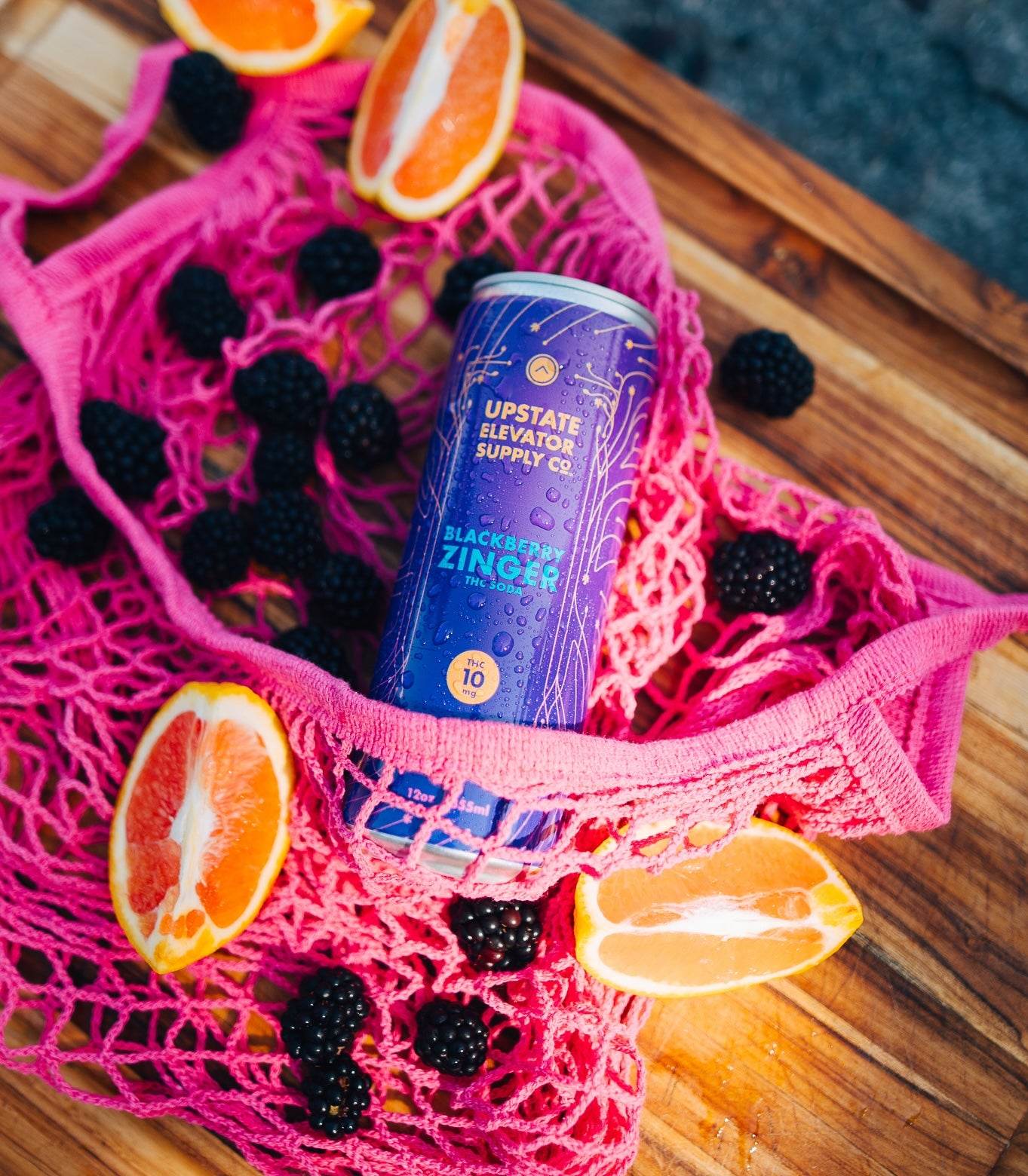 10mg THC Blackberry Zinger Soda – Upstate Elevator