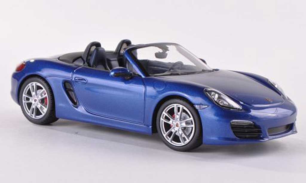 Miniature Porsche Boxster 1/18 Minichamps S (981) Noire 2012