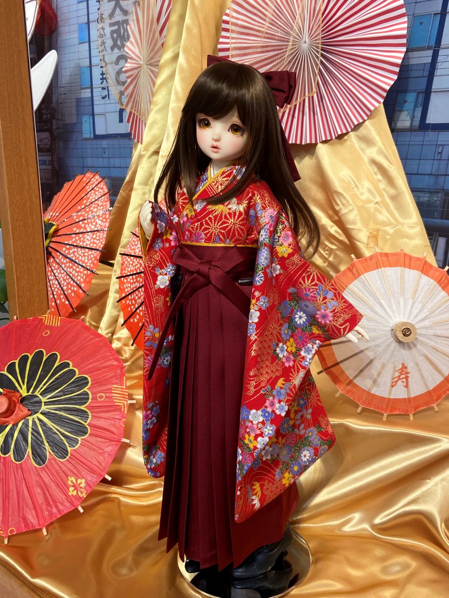 9月新作ドレス発表会】「華やか袴セット（茜色）」&「華やか袴セット