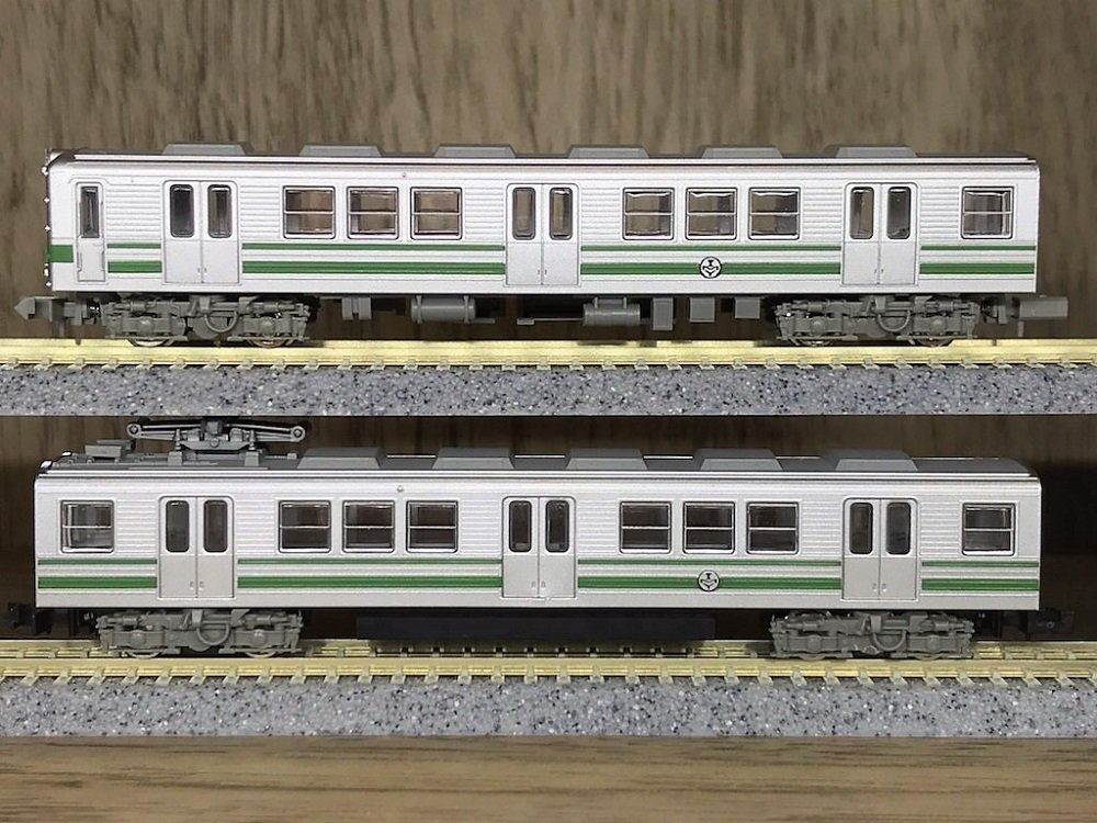 グリーンマックスのコアレスモーター動力ユニットを鉄コレに組み込んで