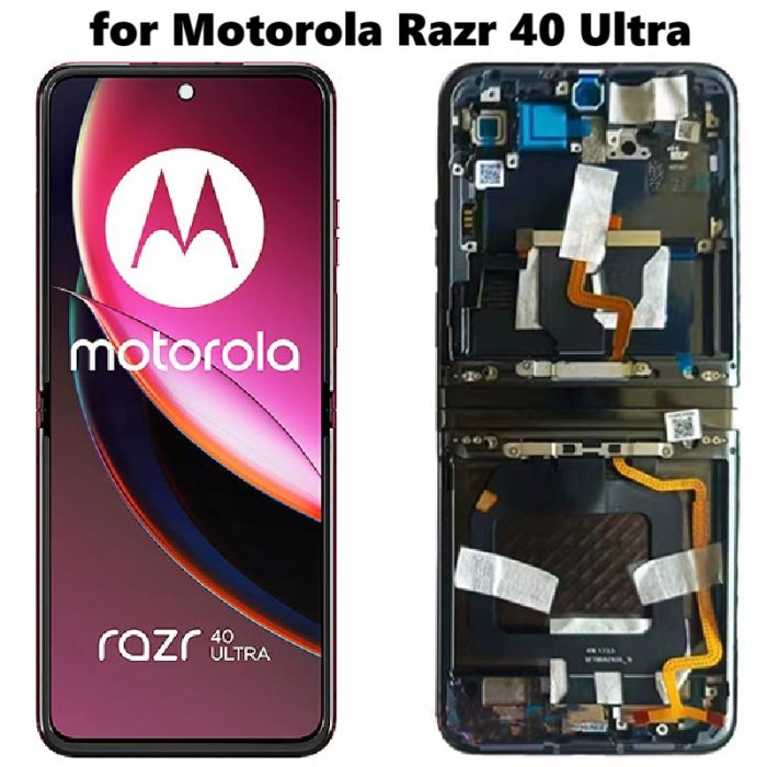 Motorola Razr 40 Ultra Inner Foldable OLED LCD Screen Digitizer