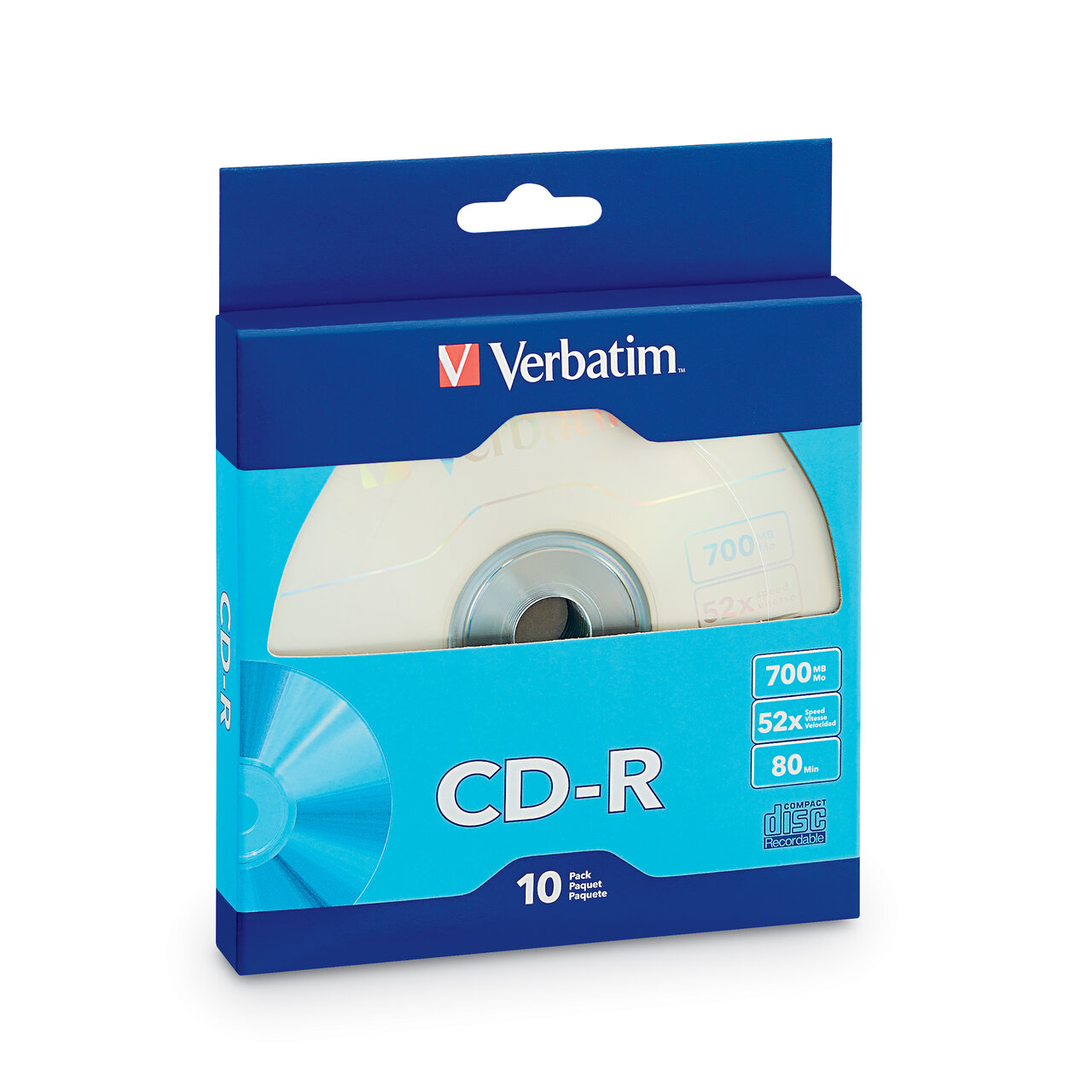 CD-R 700MB 52X with Branded Surface - 10pk Bulk Box (97955) | CD