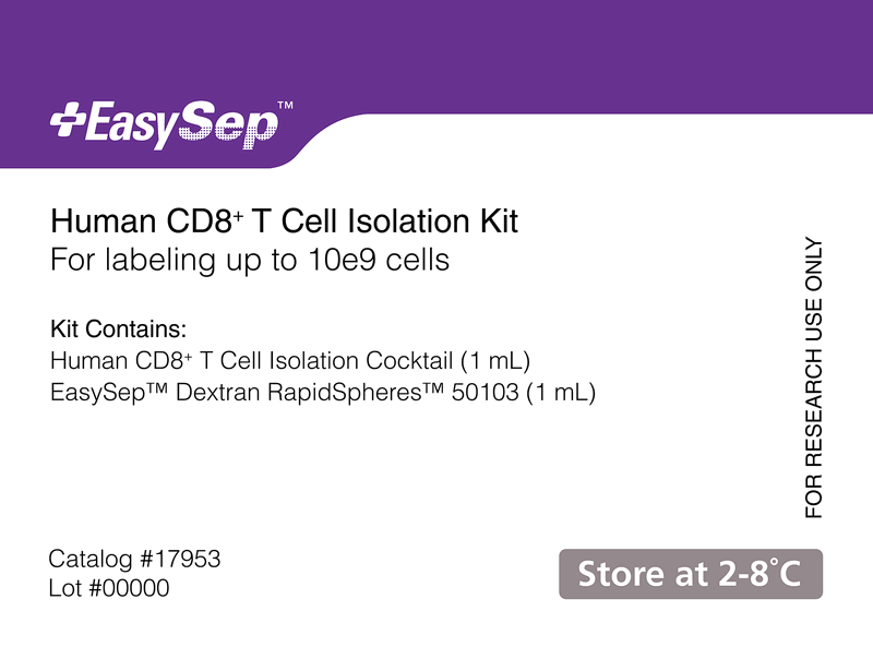 EasySep Human CD8+ T Cell Isolation Kit | 製品情報 | ベリタス