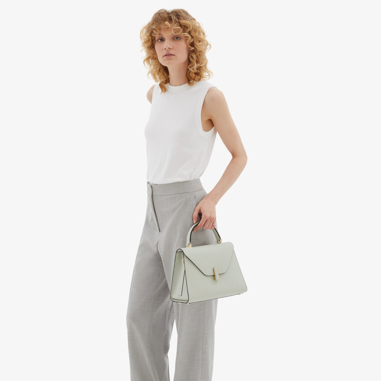 ミディアム イジィデ トップハンドル バッグ | オフホワイト