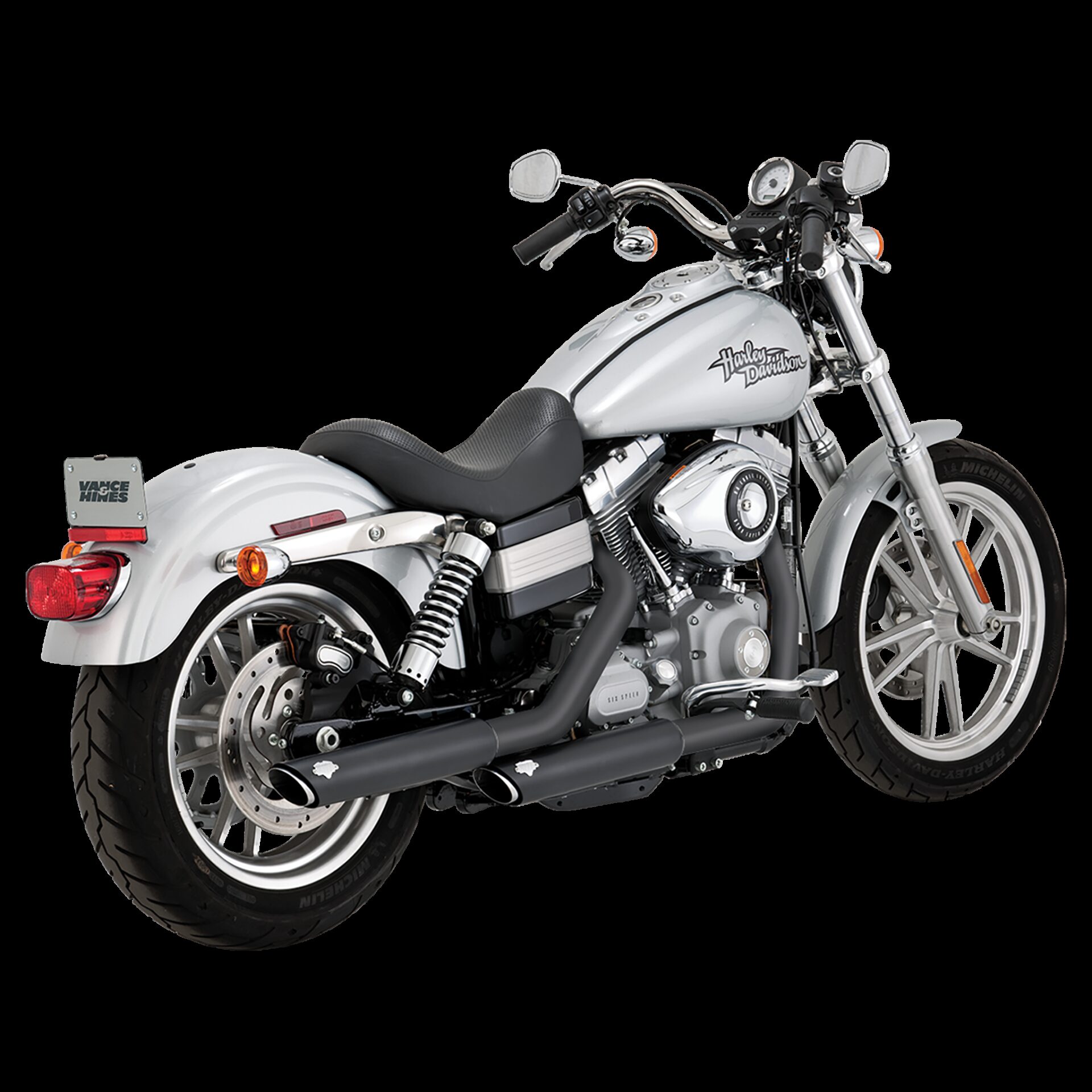 TWIN SLASH 3″ SLIP-ONS - Vance & Hines