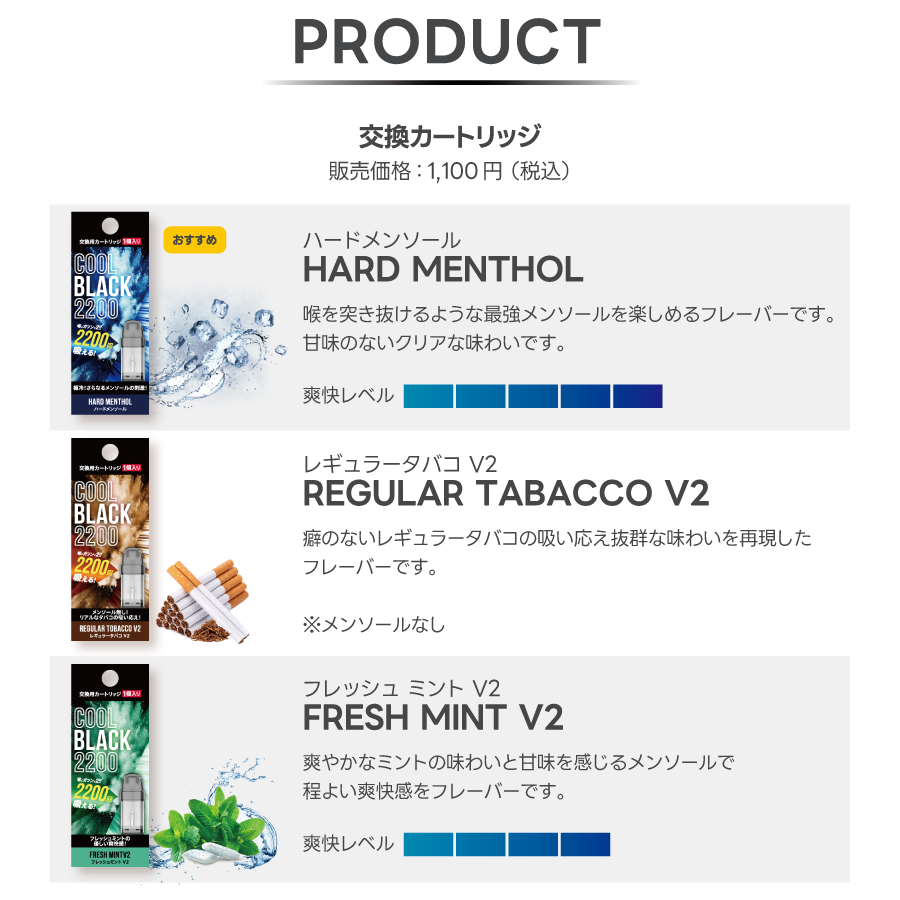 1000円OFFクーポン】COOL BLACK 2200(クールブラック)スターターキット