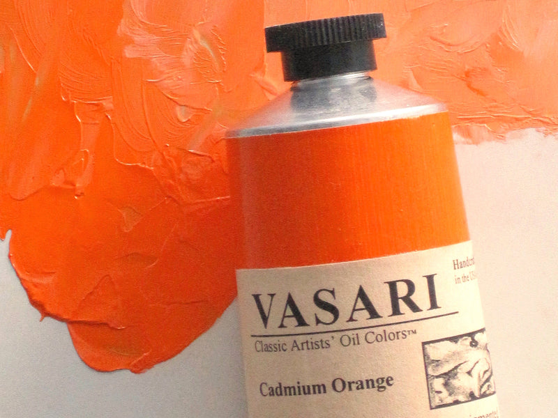 Cadmium Orange artists oil color – Vasari Classic Artists' Oil Colors