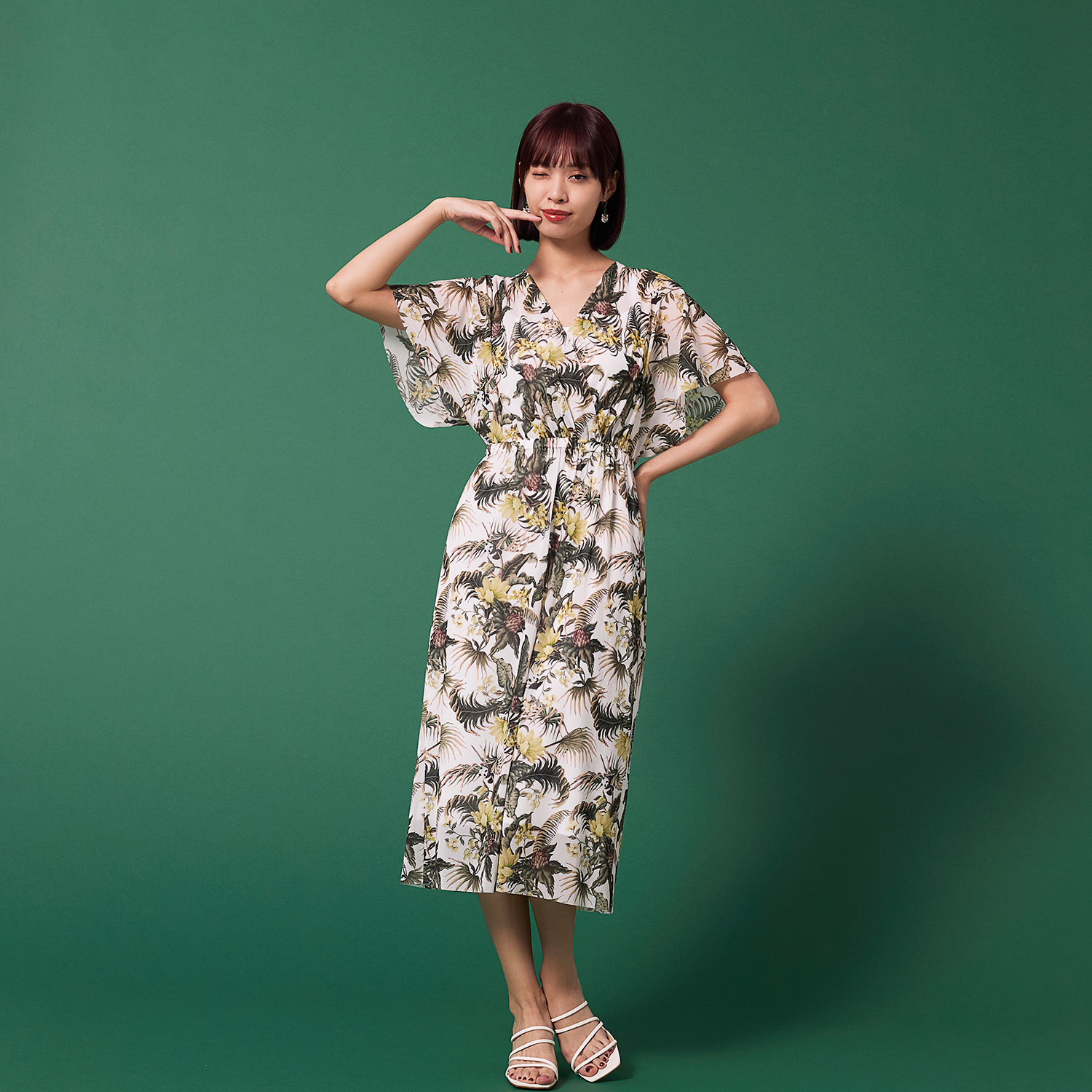 Hide＆Seek panda print ドレス｜VIVIENNE TAM（ヴィヴィアンタム