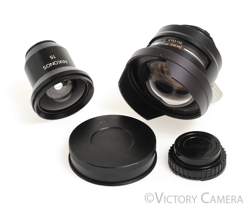 Nikon UW-Nikkor 15mm f2.8 Underwater Wide Angle Lens w/ Finder [Good]