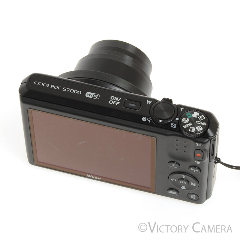 Nikon CoolPix S7000 Black 16MP Digital Point & Shoot Camera [EXC+]