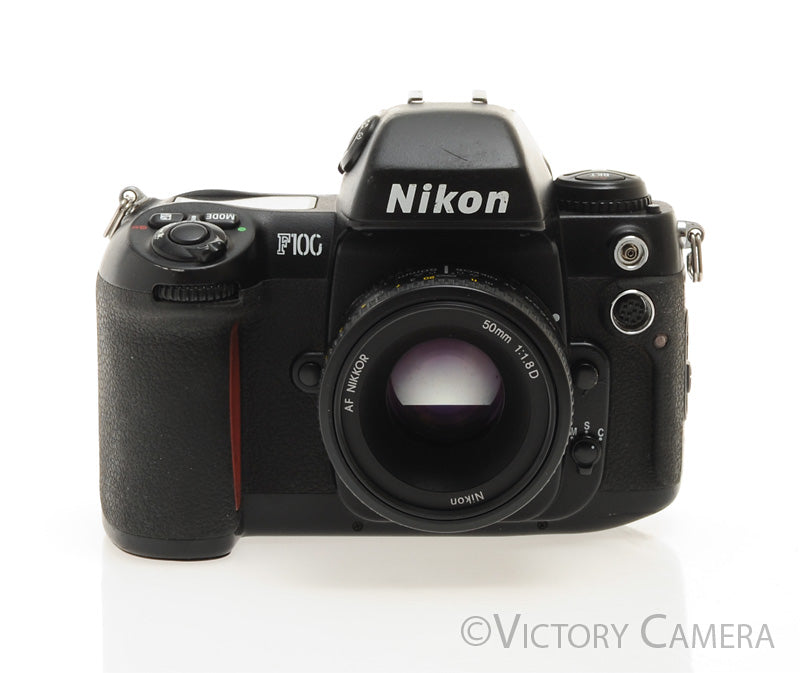 Nikon F100 Autofocus 35mm Film SLR Camera w/ AF Nikkor 50mm f1.8 Lens