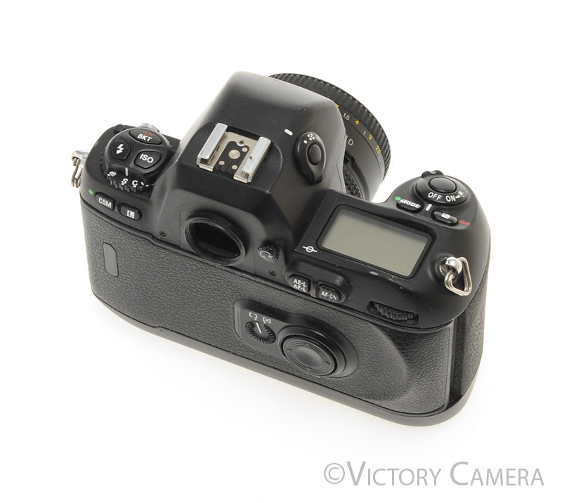 Nikon F100 Autofocus 35mm Film SLR Camera w/ AF Nikkor 50mm f1.8 Lens