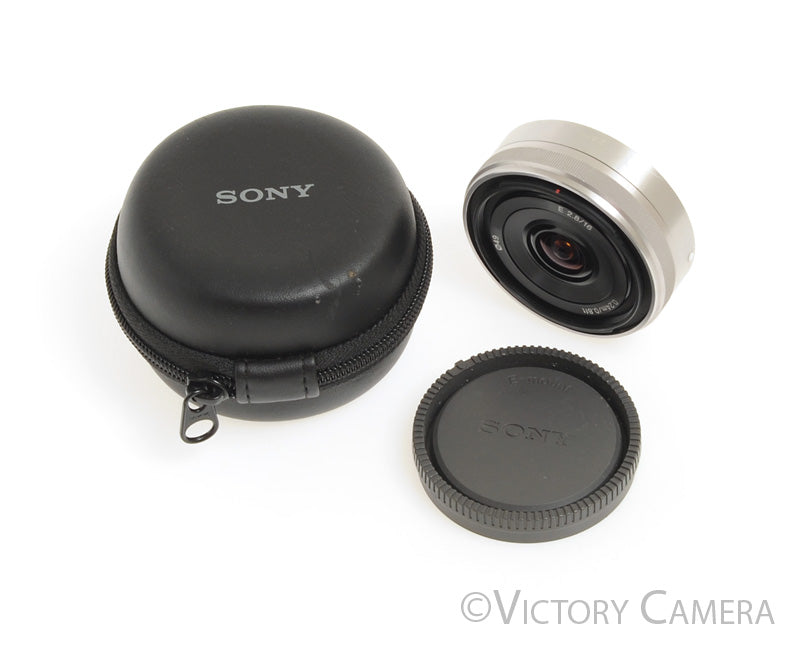Sony 16mm f2.8 SEL16F28 Wide Angle AF Pancake Prime Lens for E Mount [