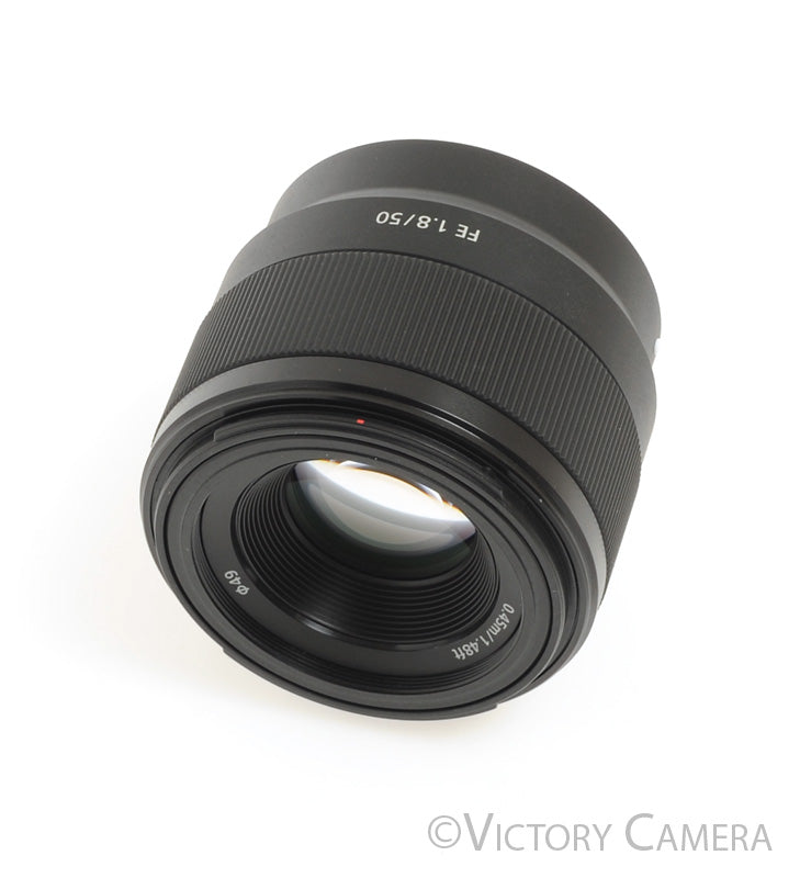 Sony FE 50mm f1.8 SEL50F18F Autofocus Prime Lens for E Mount w/ Shade