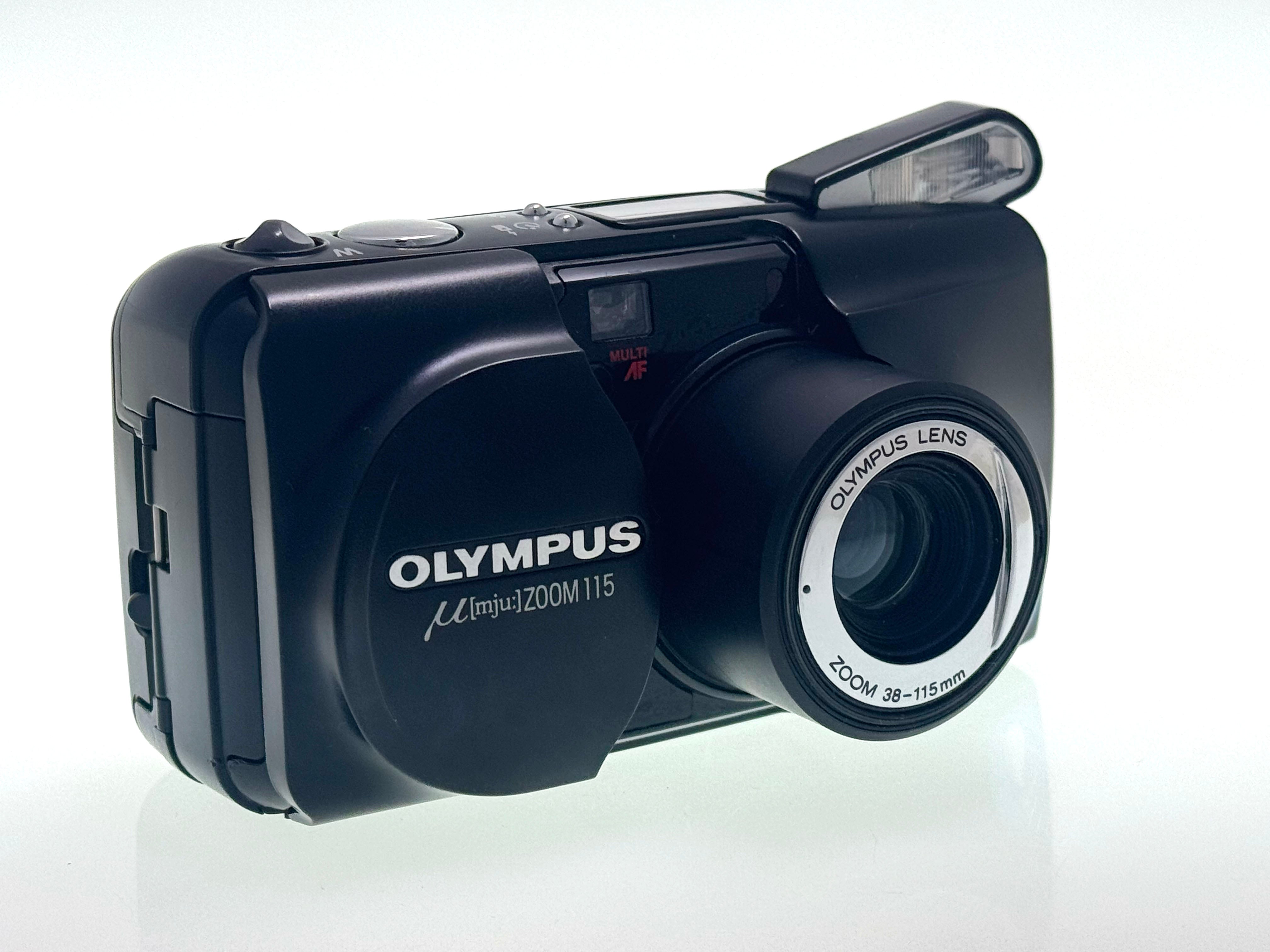 Vintage Olympus Mju Zoom 115 compact camera with 38-115mm lens (Gd)