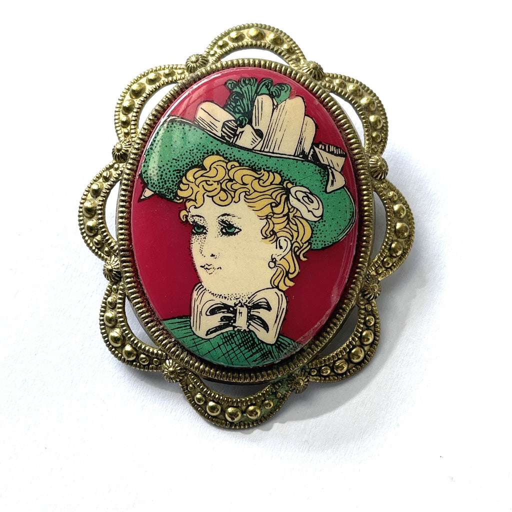 1960's Serigraphy Lea Stein Vintage Brooch – Vintage Online