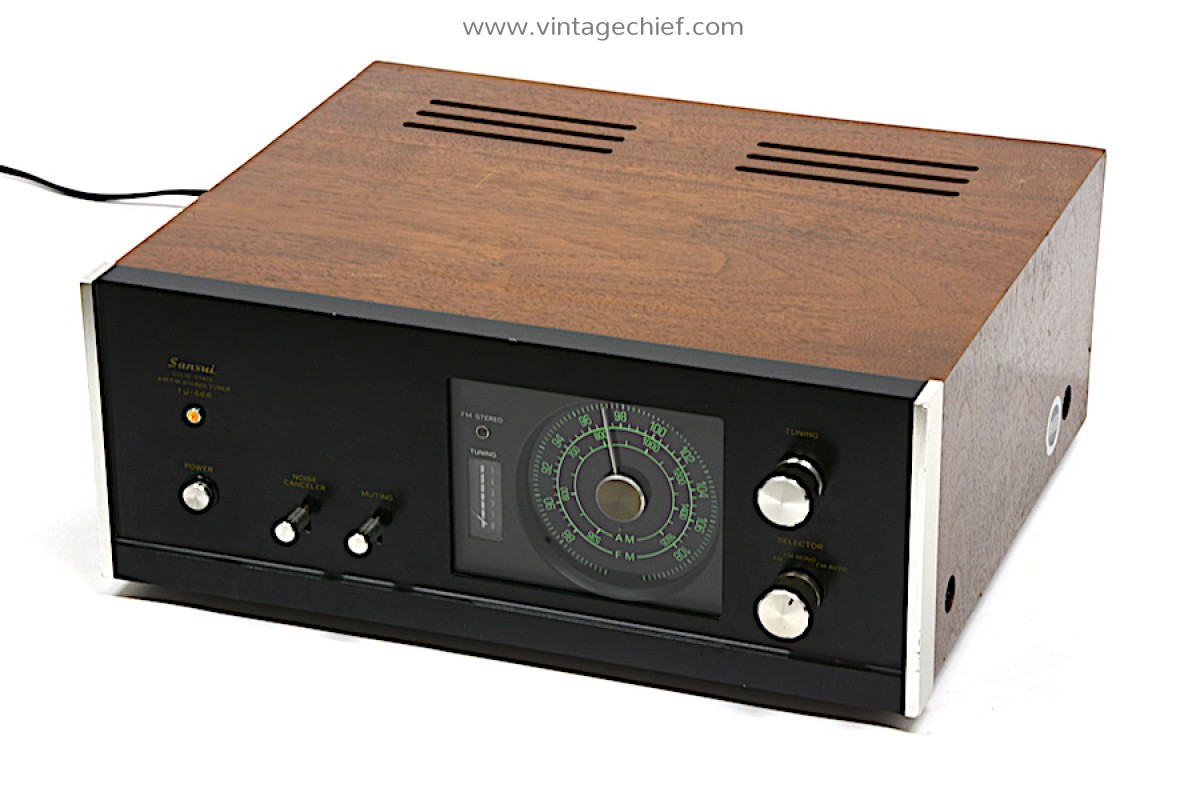 Sansui TU-666 FM AM Tuner | Round Dial