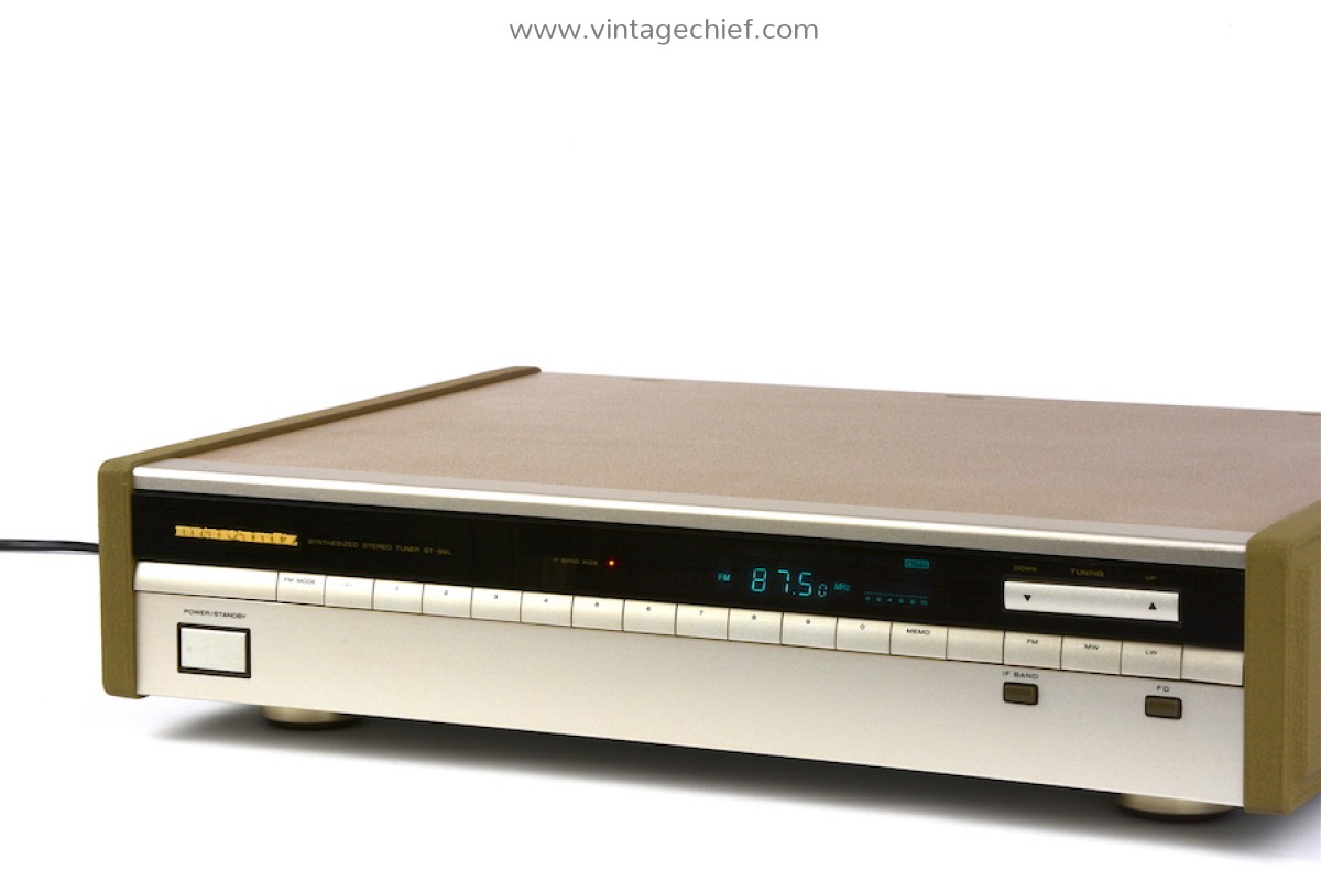 Champagne Gold Marantz ST-50L FM AM Stereo Tuner + ZAMAC Side
