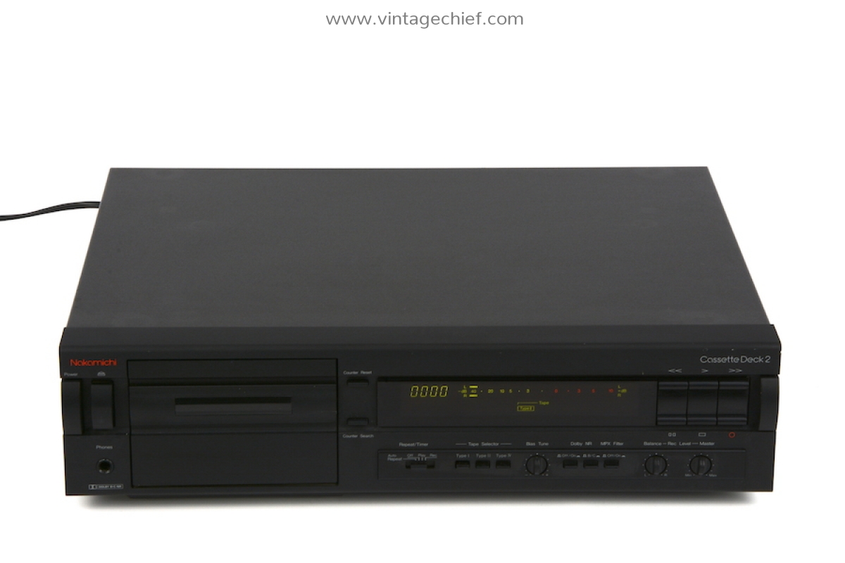 Nakamichi Cassette Deck 2 | Defective | For Parts or Repair