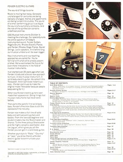 趣味 Vintage 1970 Fender Full Lineup Catalog 発見！FENDER JAPAN(フェンダージャパン)2004年カタログ！ | スタッフ