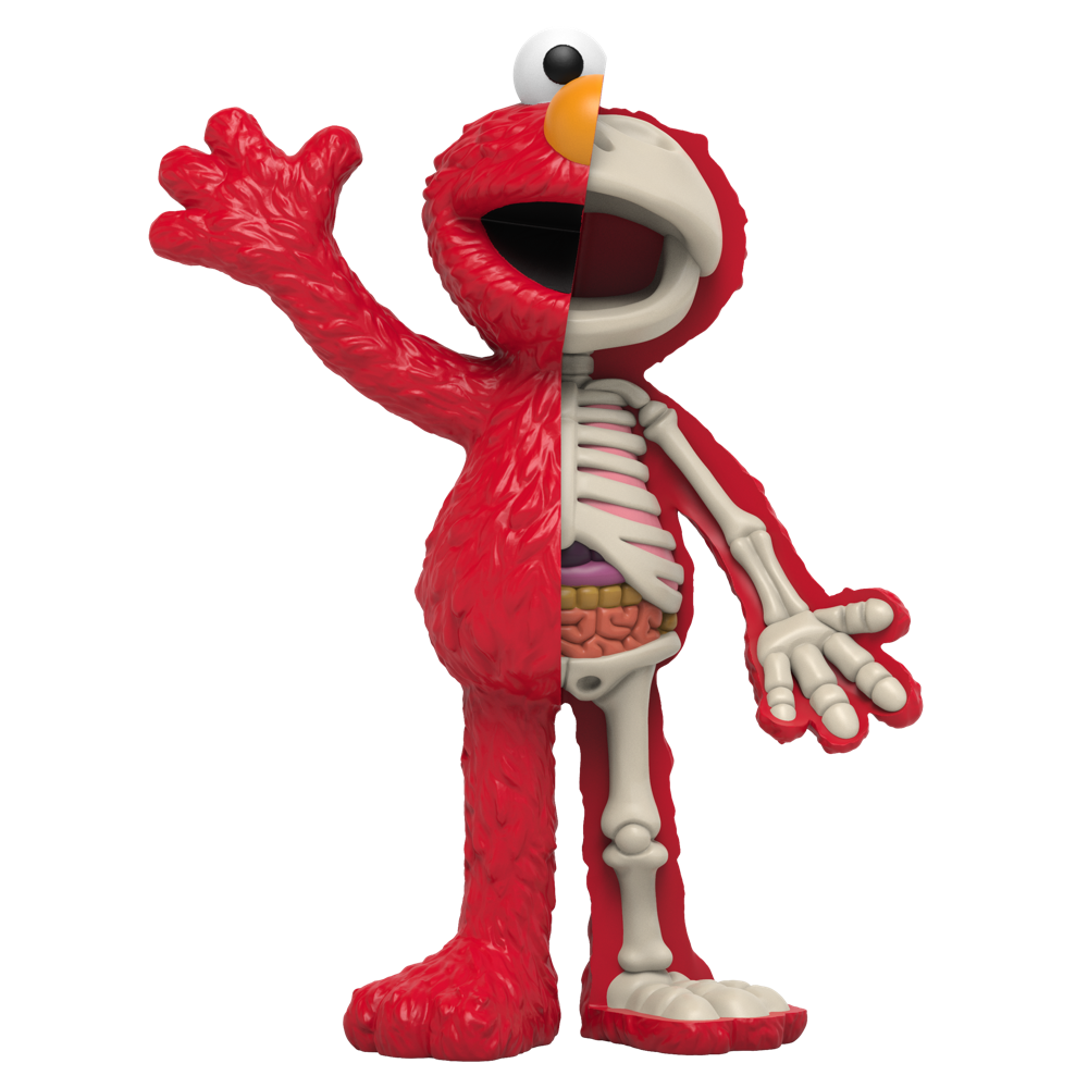 アメコミ XXRAY Plus x MJ Elmo Chrome Red Edition Mighty Jaxx XXRAY