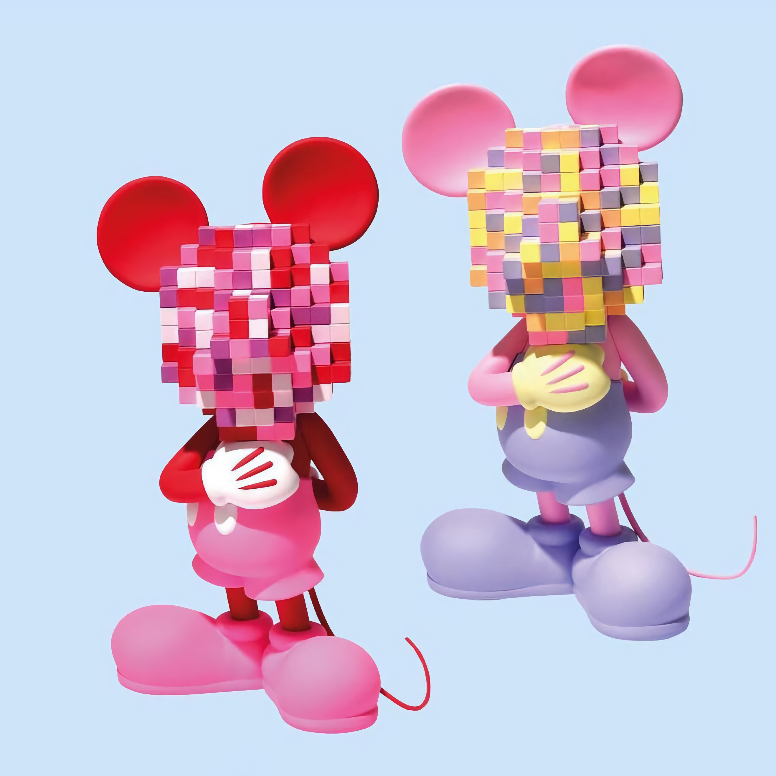 Mickey Mouse (Mosaic Art Style) by Disney x MILK - Vinyl Pulse