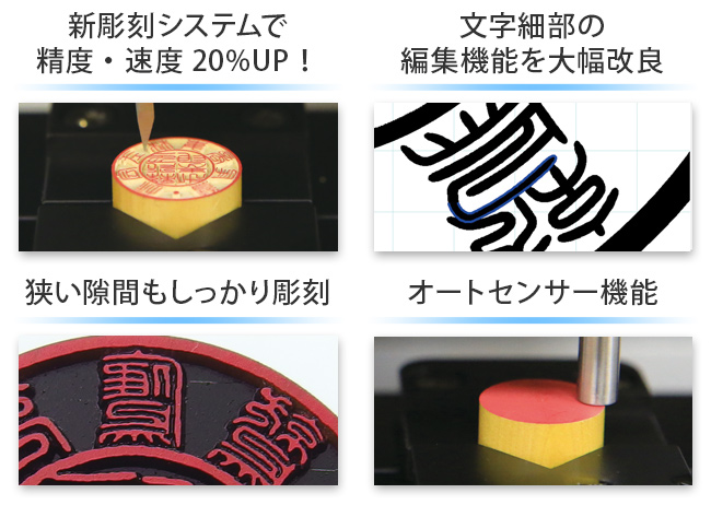 低価格&高性能 印章彫刻機HO-REST/BIZ50 - 株式会社ウィズアス