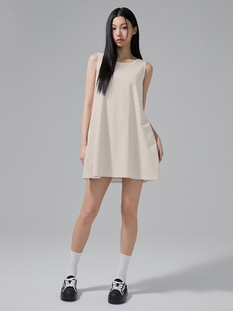 ライトウーブン 2WAYネック ワンピース