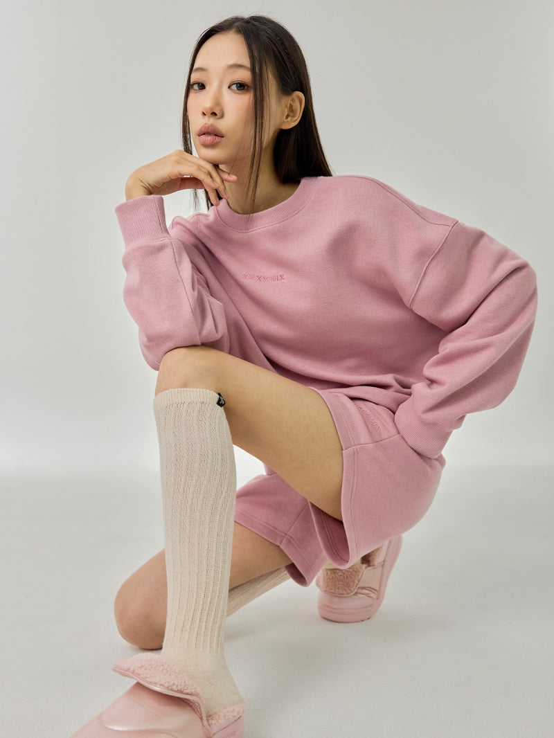 裏起毛 ソフトタッチ ルーズフィット トレーナー (単品)