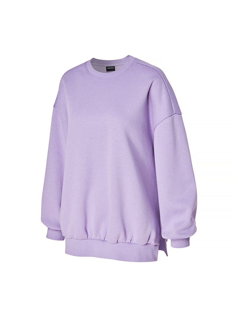 XTFMT01J3 裏起毛 ウォームソフト サイドスリット トレーナー (単品)