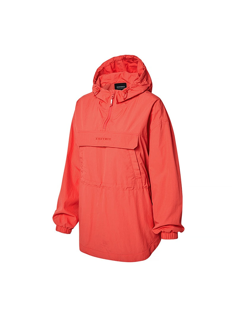 XTFOJ01J3 マルチ プルオーバー フード付き アノラック