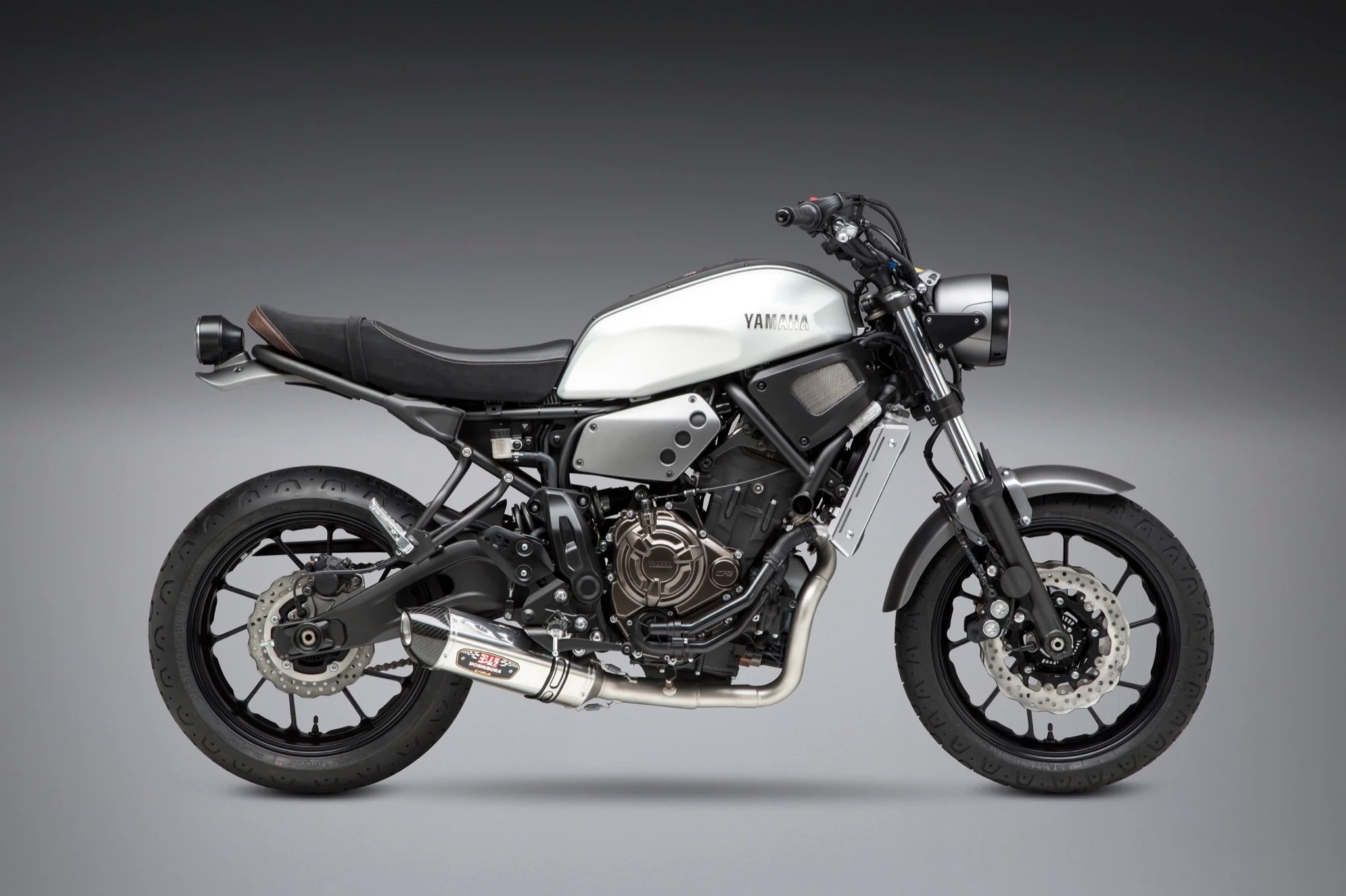 Yoshimura racing exhaust system with R-77 Stainless Steel silencer