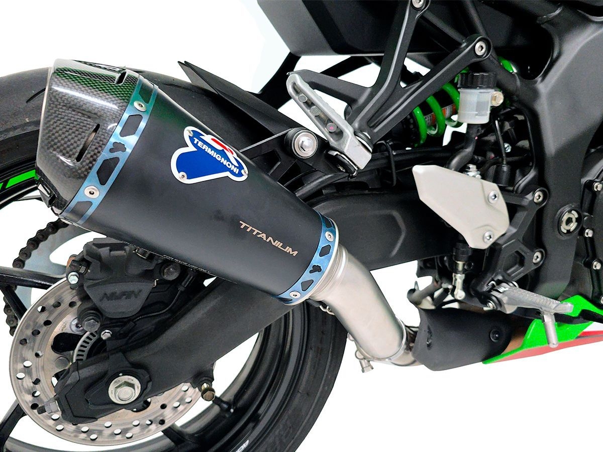Termignoni Black Titanium Relevance Racing Silencer with Link pipe