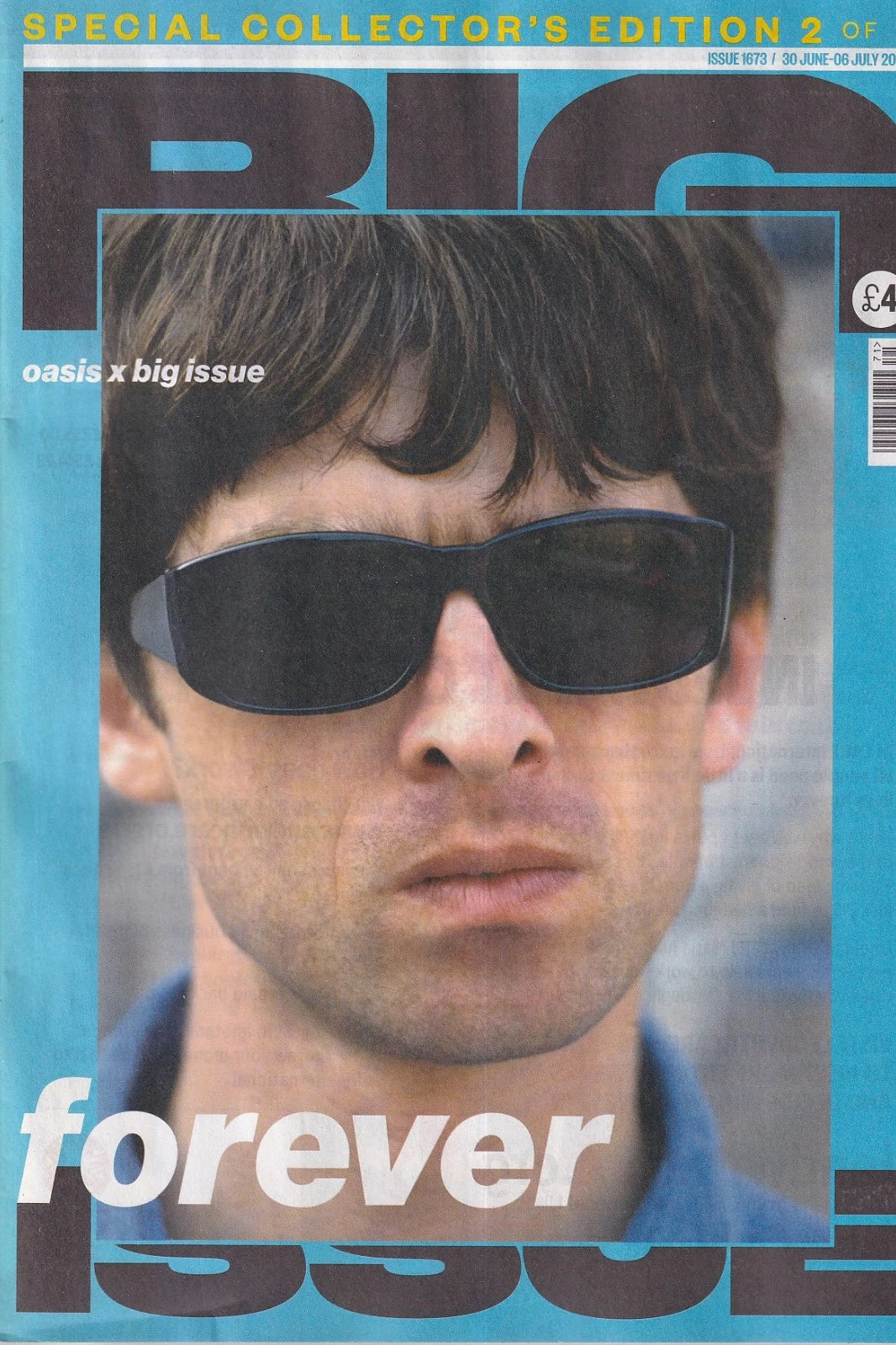 Big Issue Magazine June 30 - July 6 2025 Oasis Noel Gallagher