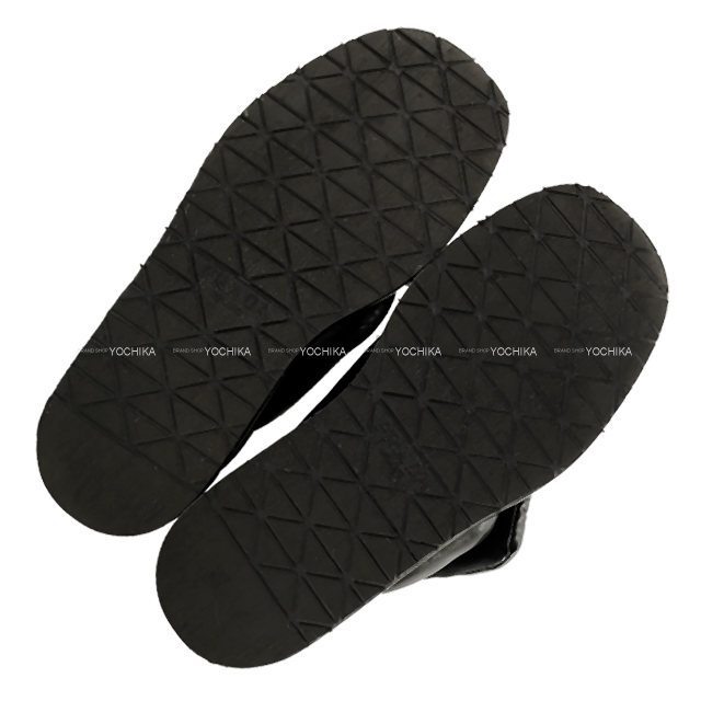 PRADA プラダ サンダル ウェッジ ソフトパデット #36.5 黒 (ブラック