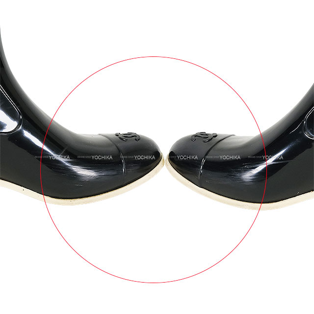 CHANEL シャネル ブーツ レディース カメリア レインブーツ ココマーク