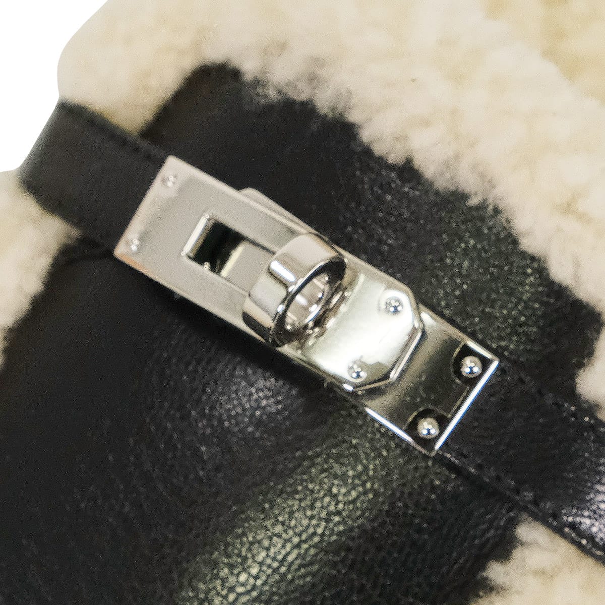 HERMES エルメス サンダル ミュール サンダル オズ ケリー バックル 黒