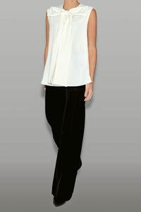 ノースリーブロングリボンブラウス – YOKO CHAN