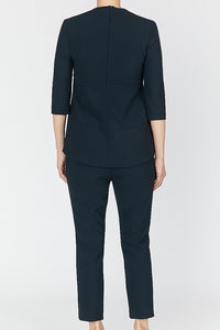 ペプラムロングスリーブパールブラウス – YOKO CHAN