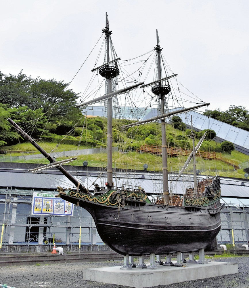 伊達政宗の「サン・ファン・バウティスタ号」、2代目の復元船が4分の