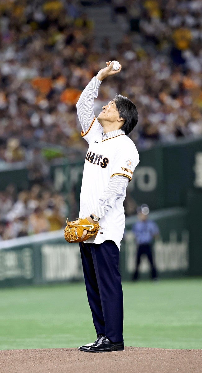 松井秀喜さん「久しぶりにびびりました」…多くのファンに見守られ