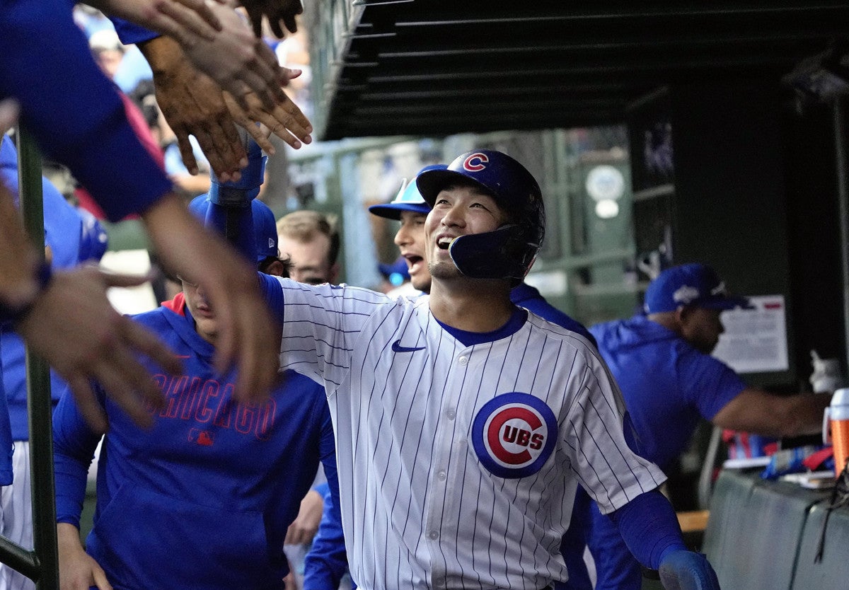 メジャーリーグ：カブス鈴木誠也がダルビッシュから二塁打で10試合